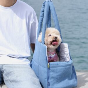 Sunny Bubble Bag Pet Carrier - Fashionable Dark Denim