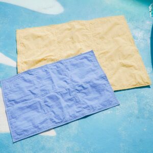Four Leaf Heaven Travel Mat (Small) - Elegant Candy Blue