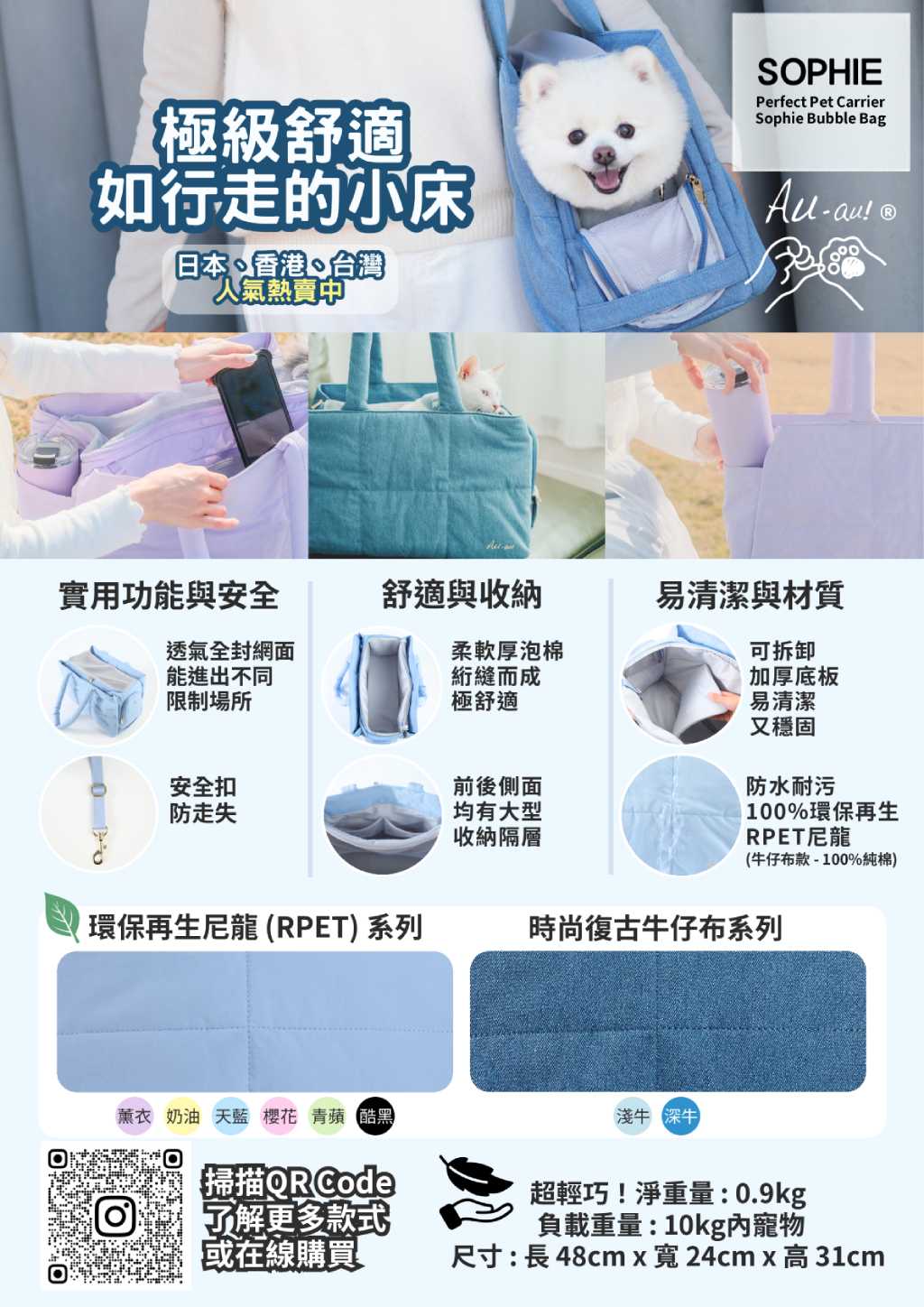 Sophie Bubble Bag Pet Carrier - Image 4