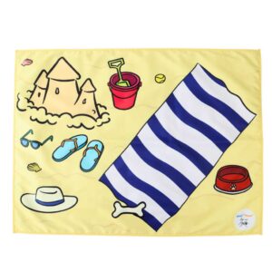 Woof² Meow² x AU-au! Beach Paws Cooling Pet Mat